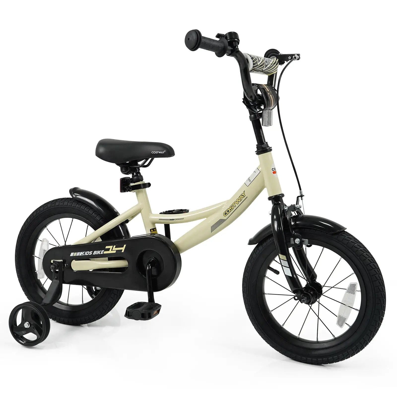 14 Inches Kids Bike Sport Bicycle with Removable Training Wheels by DirectDeals