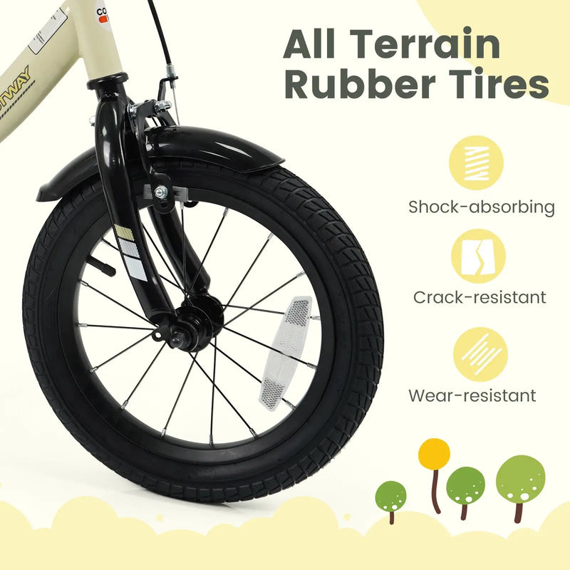14 Inches Kids Bike Sport Bicycle with Removable Training Wheels by DirectDeals