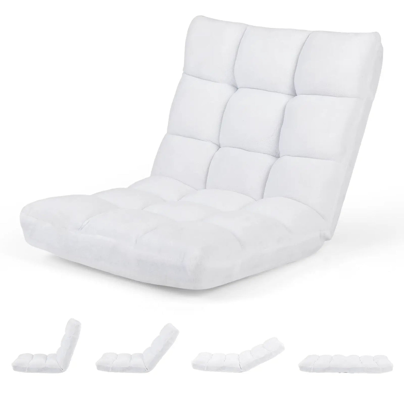 Adjustable 14-position Cushioned Floor Chair by DirectDeals