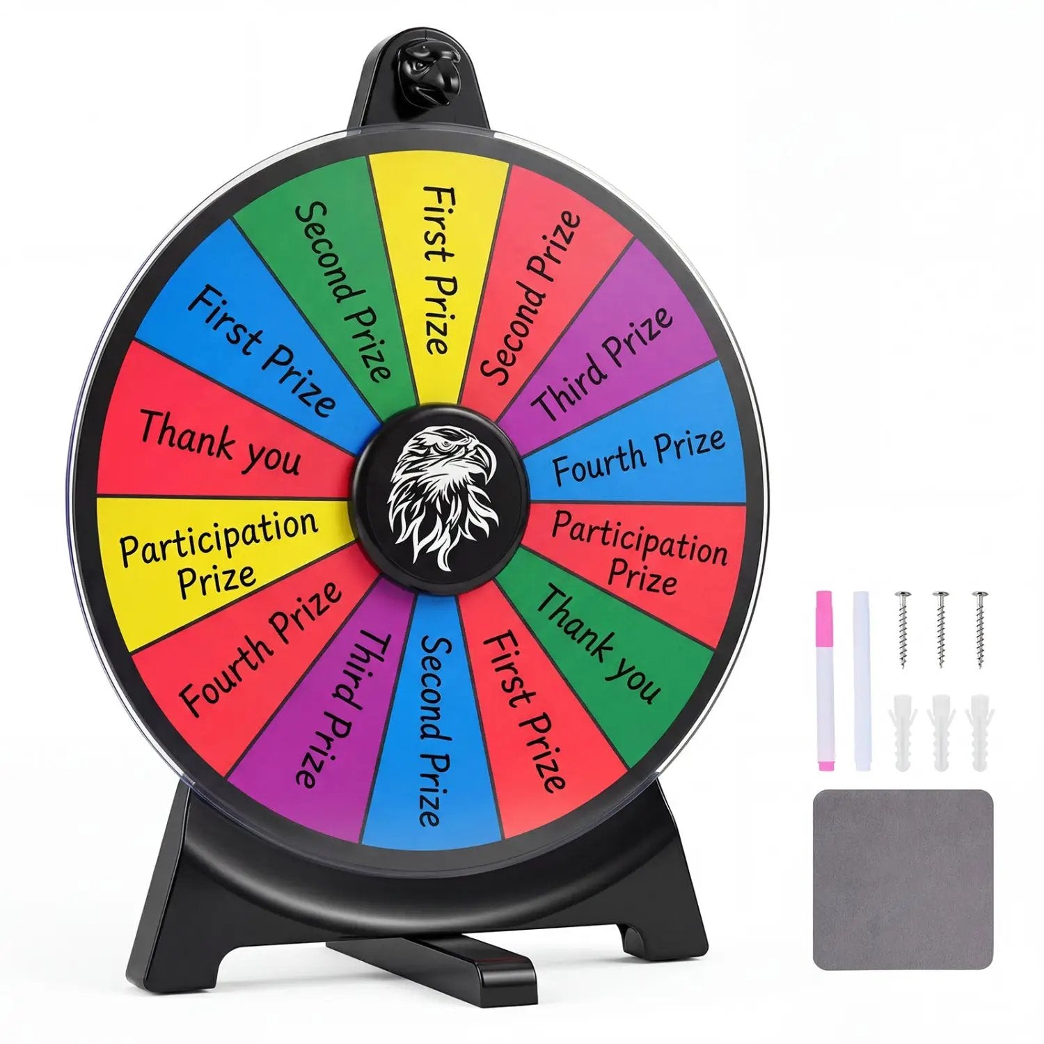 14 Slots Spin Wheel with Blackboard Marker by DirectDeals