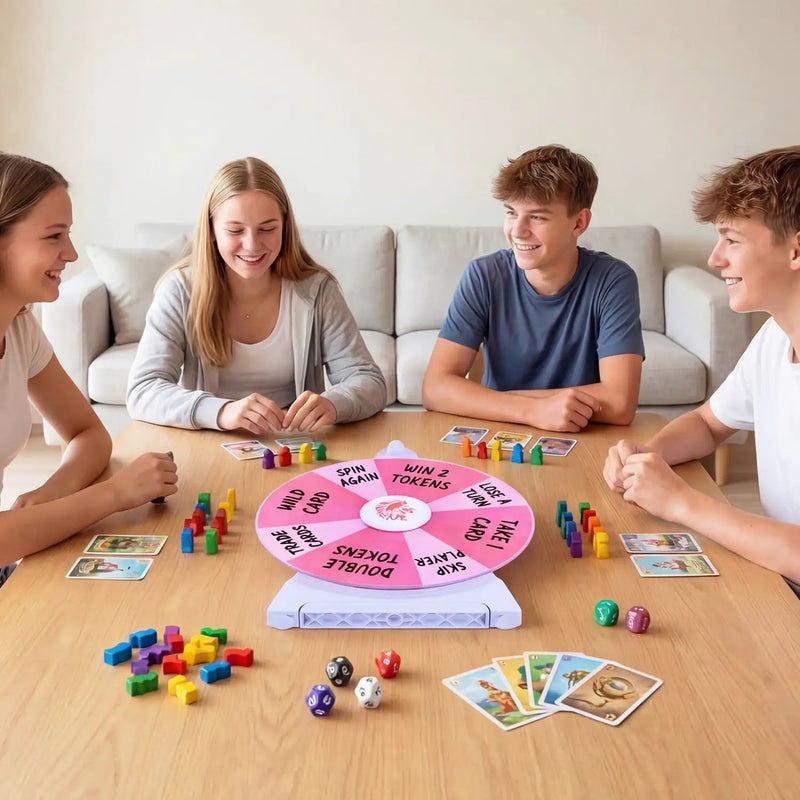 14 Slots Spin Wheel with Blackboard Marker by DirectDeals