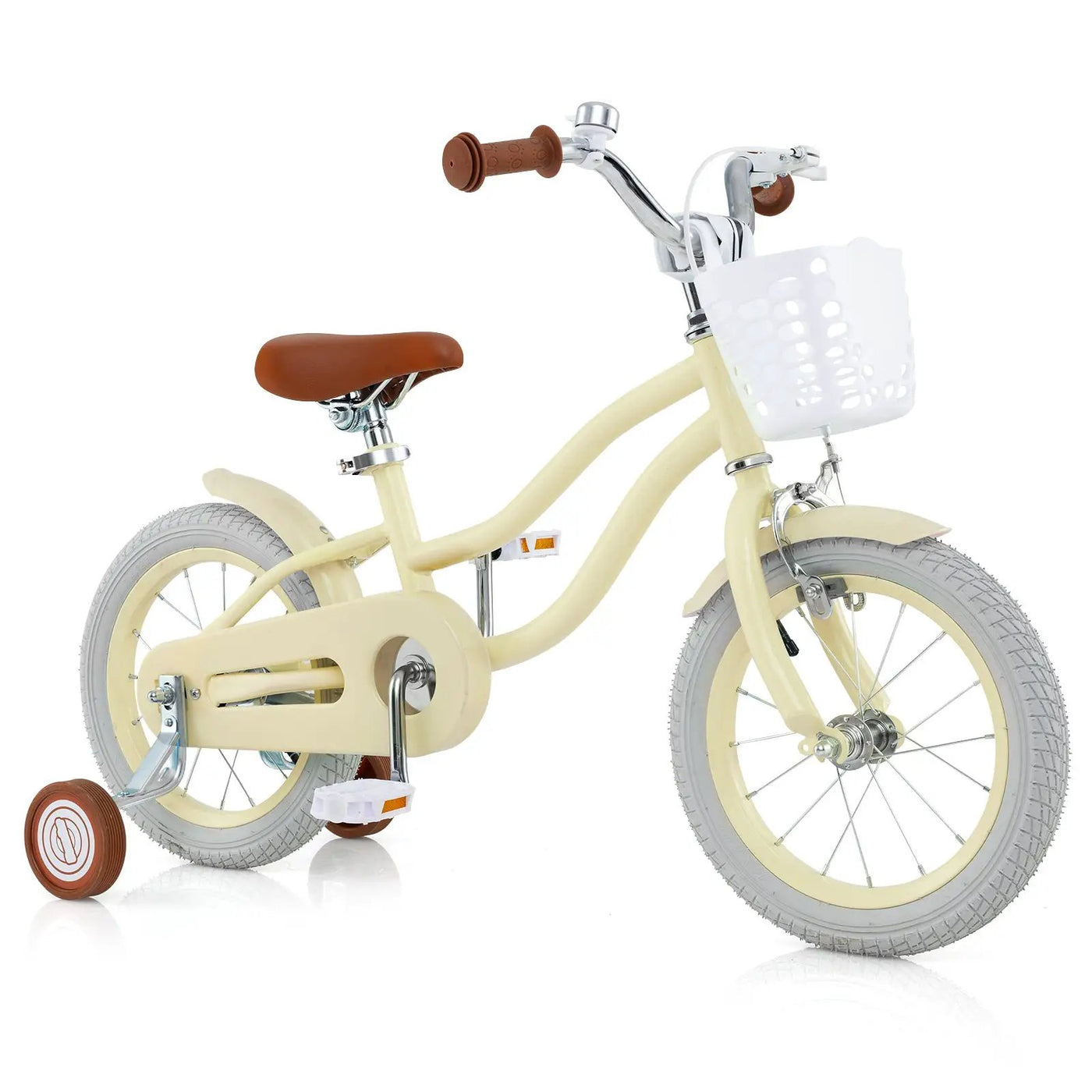 14/16/18 Inch Kids Bike Adjustable with Training Wheels Ages 3-8 Years Olds-16 inches by DirectDeals