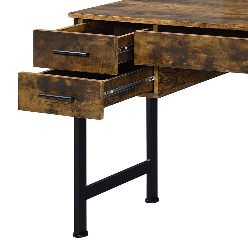 Juvanth - Rustic Vanity Desk Mirror - Oak by Unique Piece Furniture