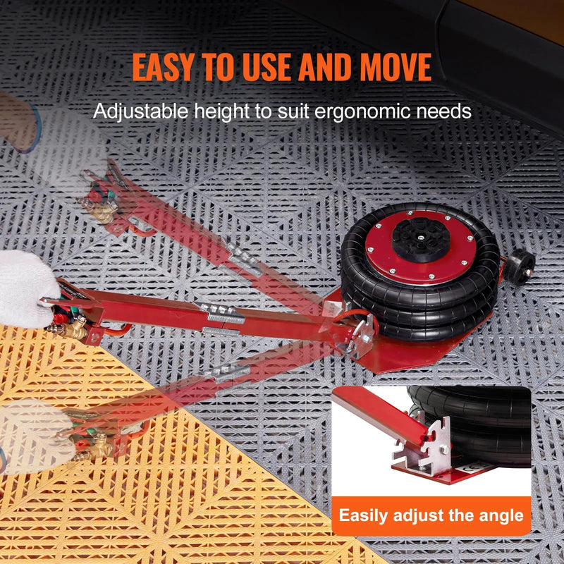 Air Jack 3 Ton/6600 lbs Triple Bag Pneumatic Jack by HouseOfZazla