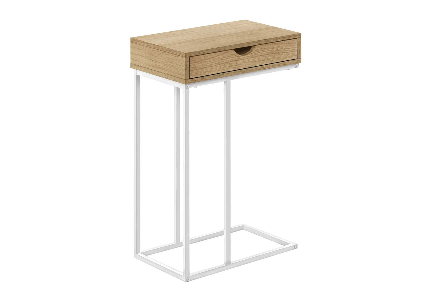 Accent Table, C - Shaped Contemporary & Modern Design by HouseOfZazla