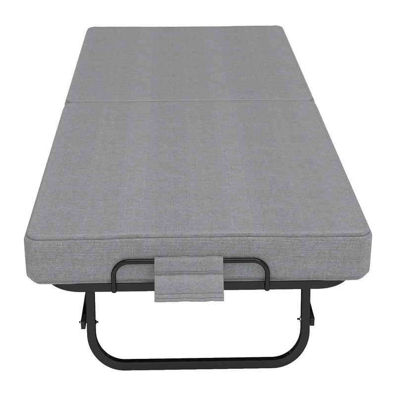 75" Folding Bed with Memory Foam Mattress by HouseOfZazla