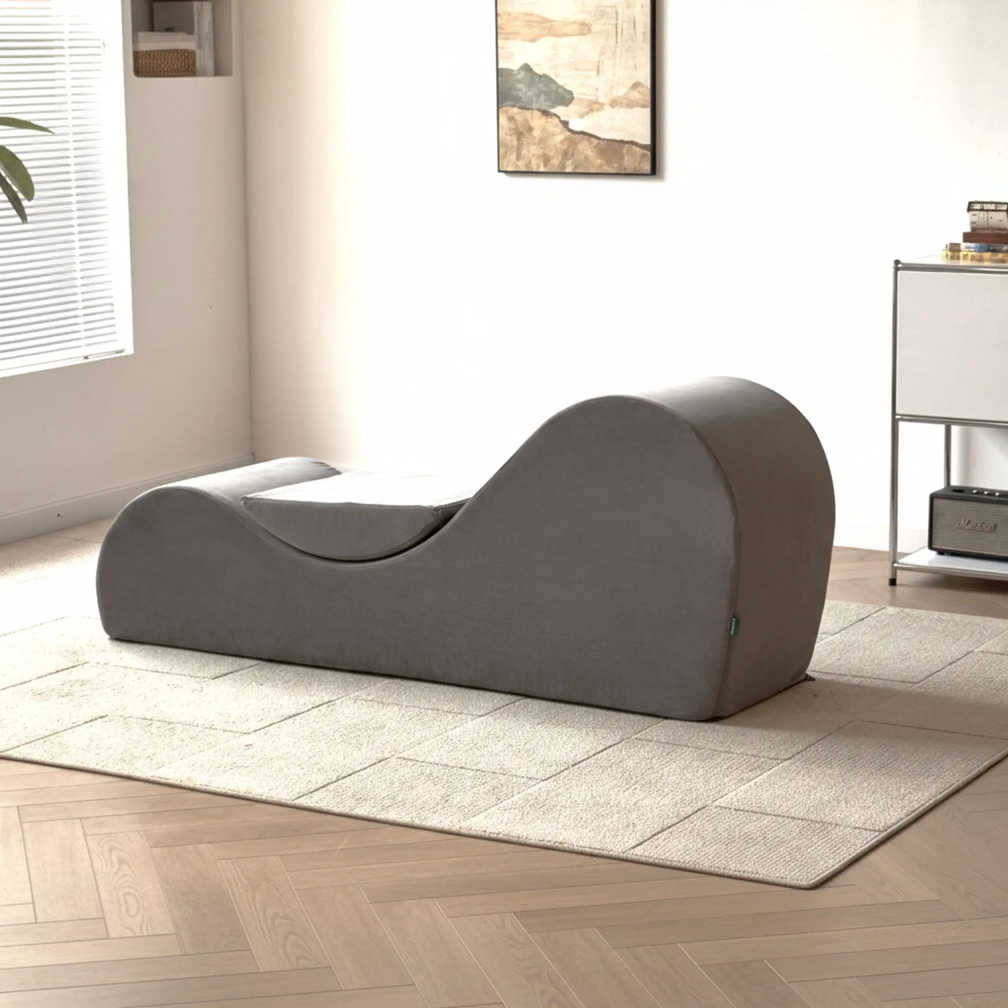 Solace - Chaise Lounge Chair Relaxation, Ergonomic Design With Soft Yet Firm High Density Foam Core by Unique Piece Furniture