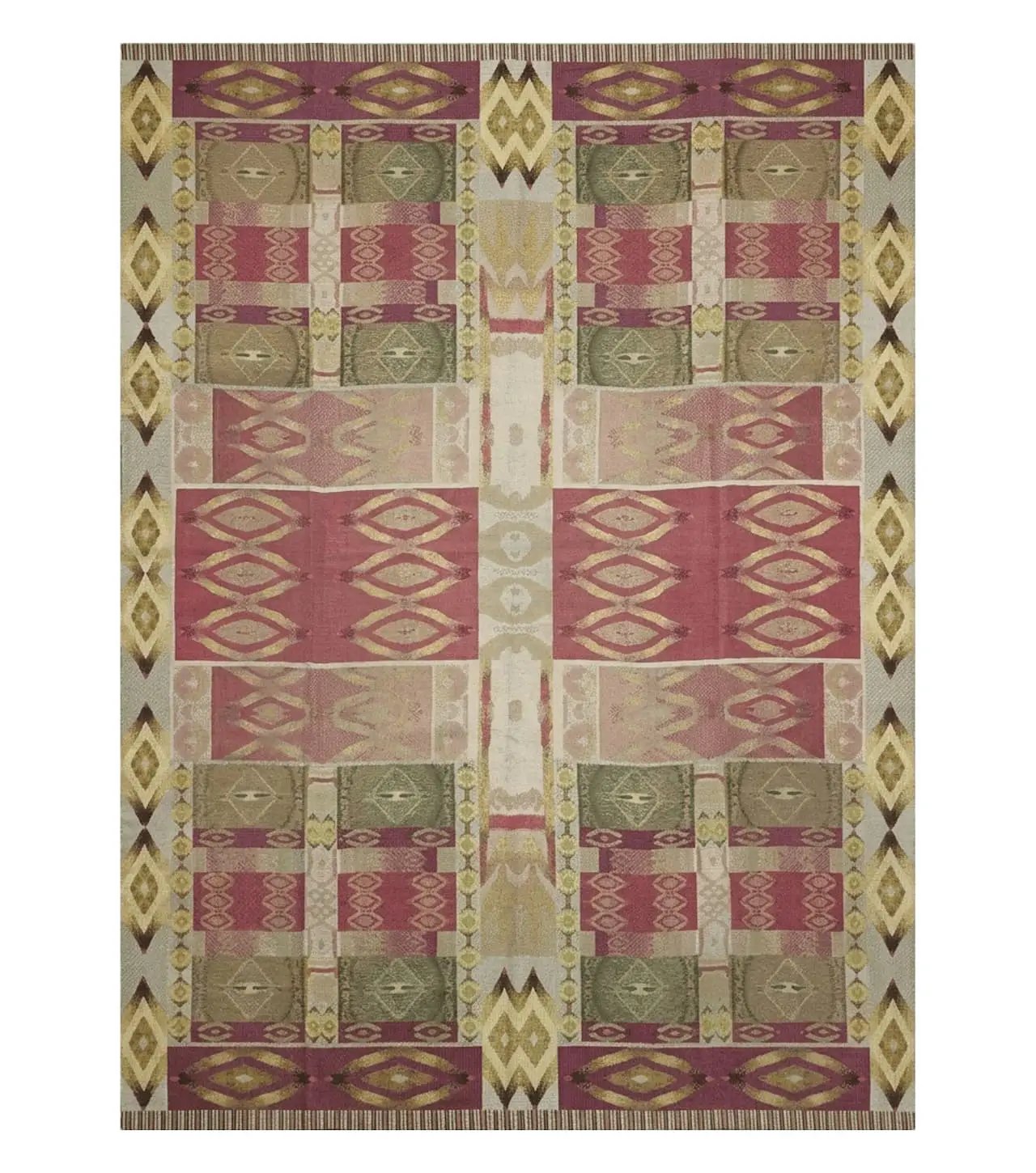 7' X 10' Michaelian & Kohlberg Handmade Aubusson Design Needlepoint Rug Rare by Jewel Rugs