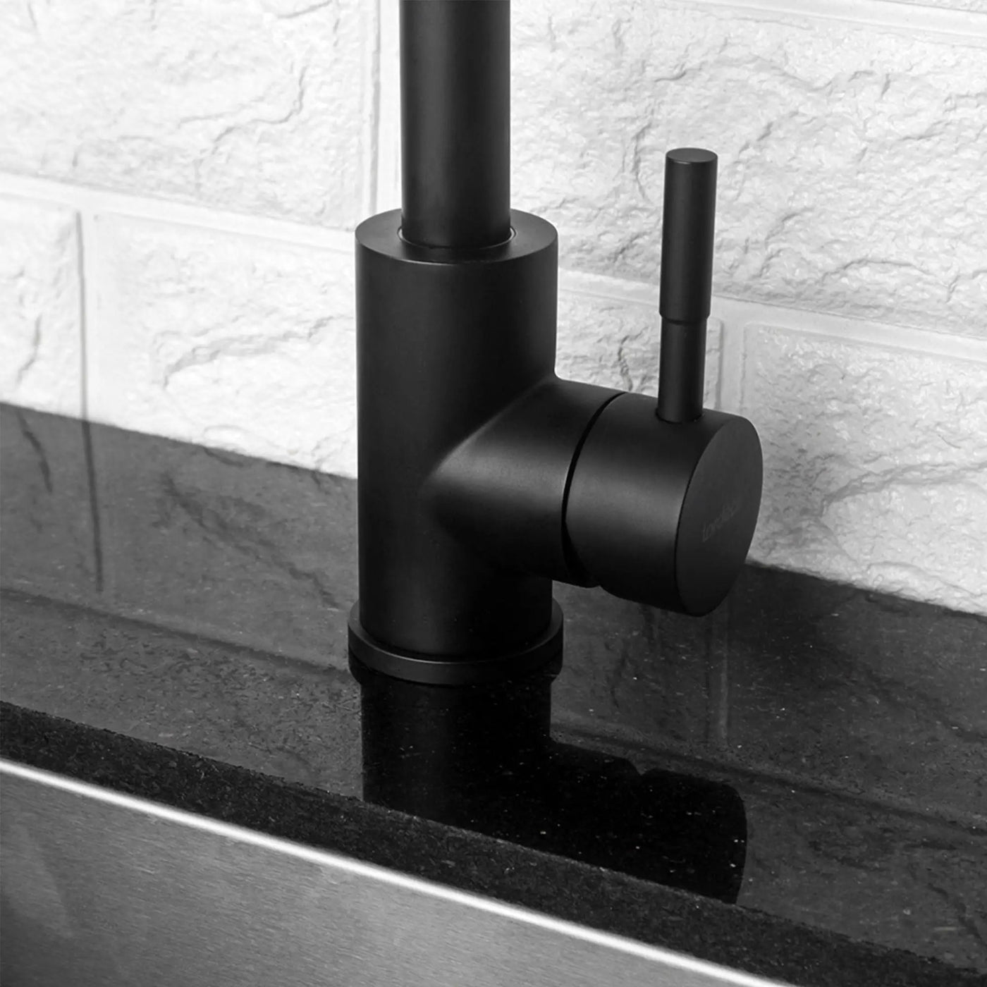 Modern Kitchen Sink Faucet With Single Handle by HouseOfZazla