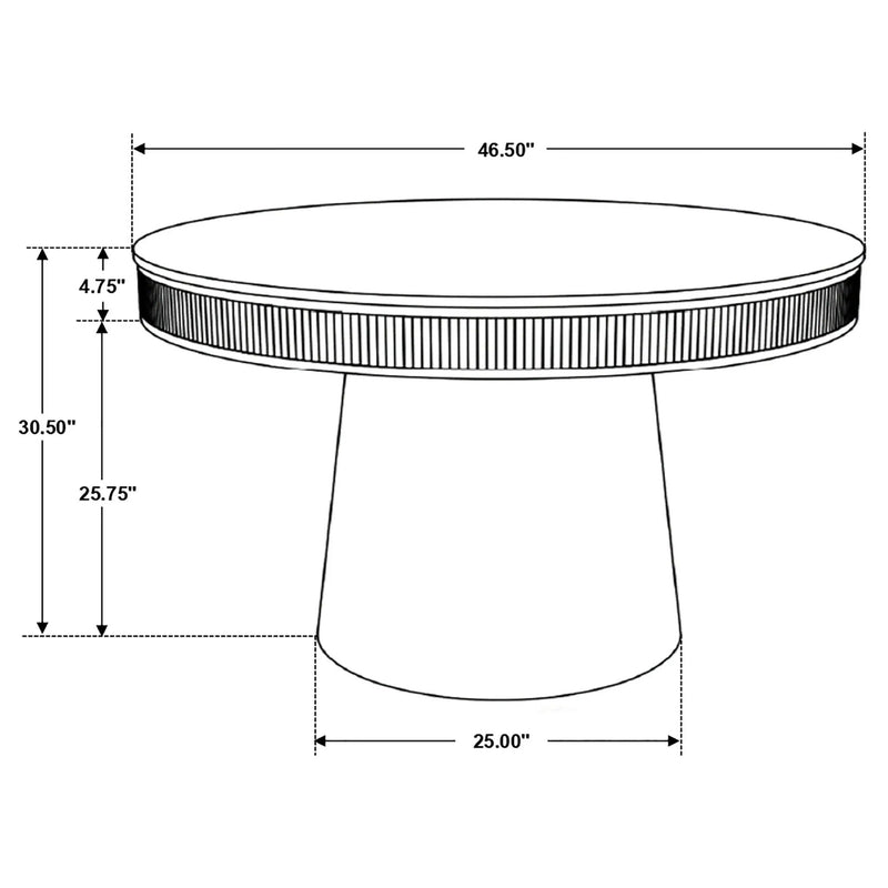 Feast - Round Dining Table - Natural by HouseOfZazla