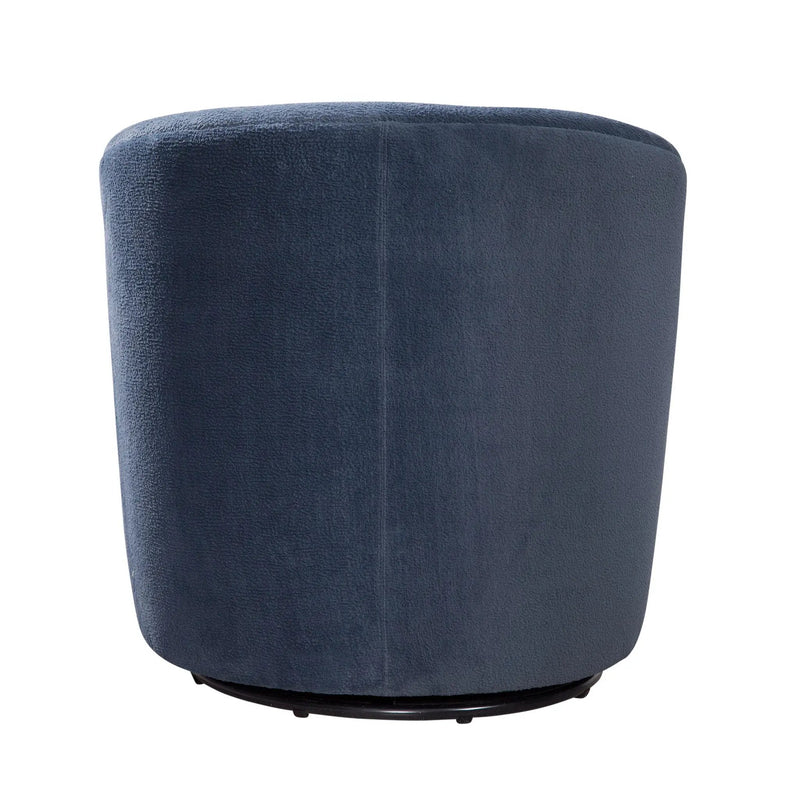 Oaklynn - Barrel Style Swivel Accent Chair by HouseOfZazla
