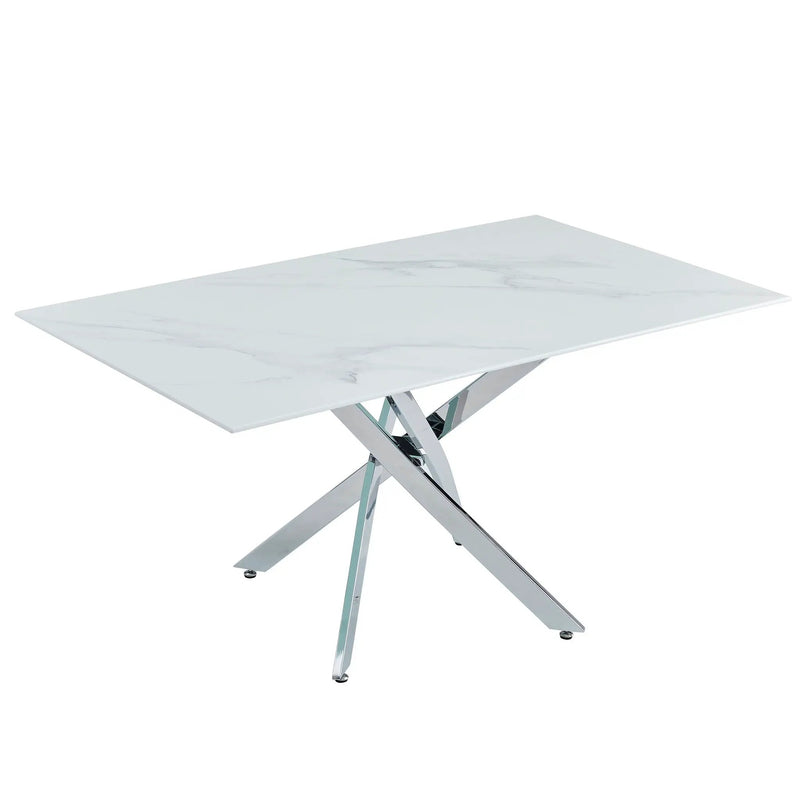 Modern Rectangular Table For Dining Room by HouseOfZazla