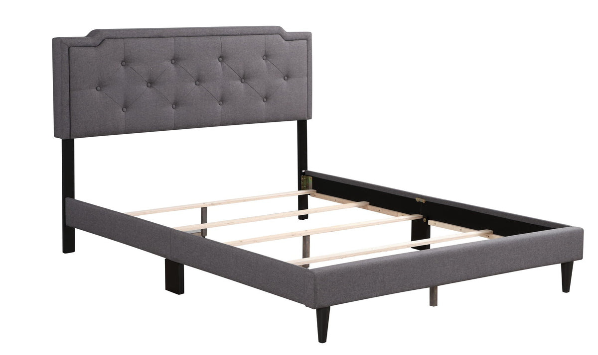 Button Tufted Upholstered Bed with Charming Design - Multiple Colors, photo 23 of 40