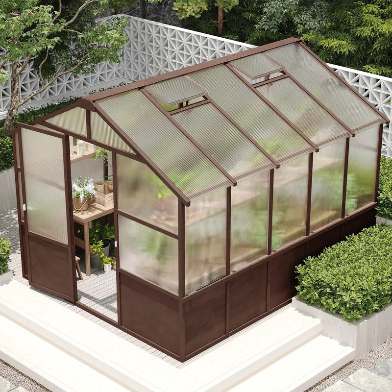 8x10 FT Greenhouse Kit by HouseOfZazla
