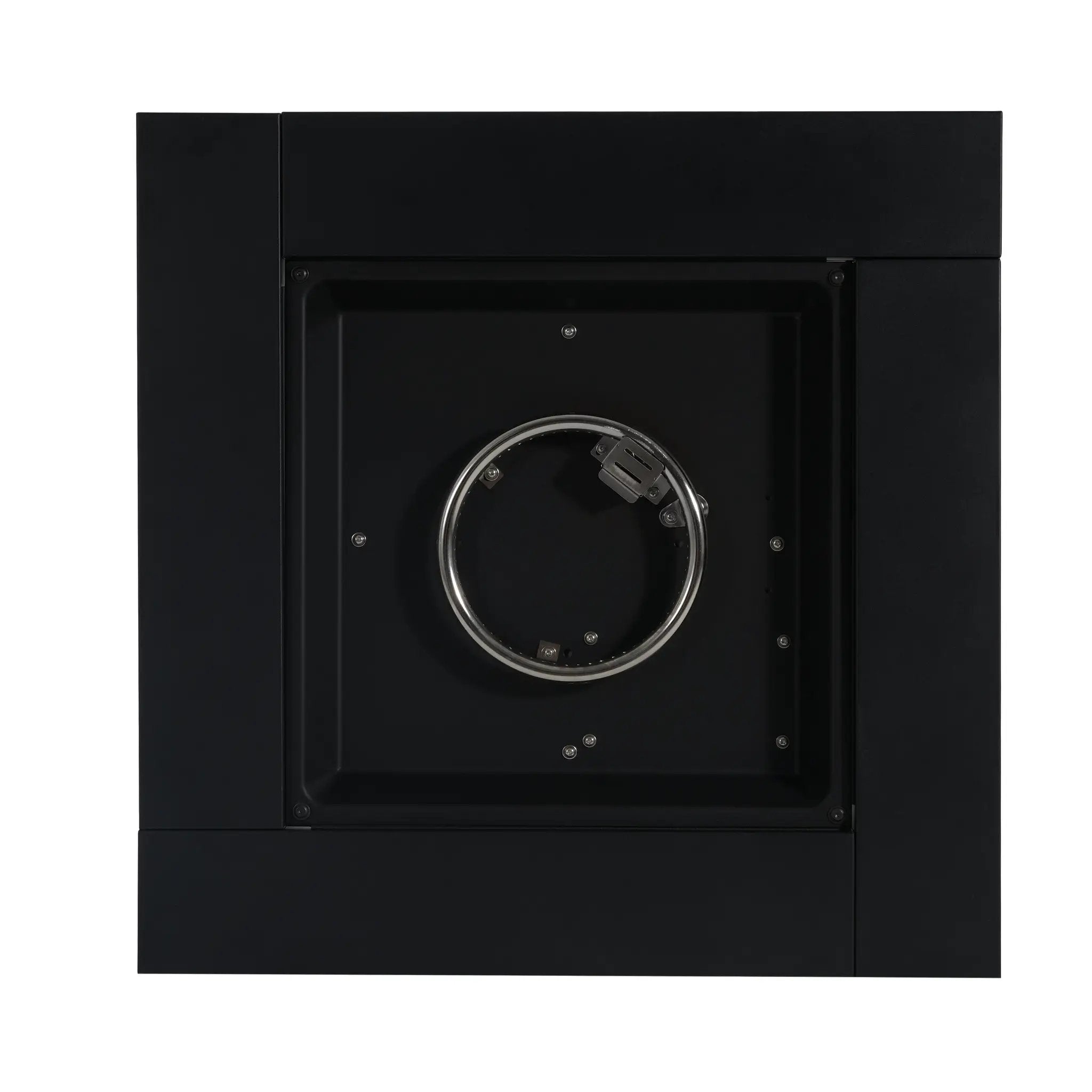 30inch Square Steel Fire Pit Table, in Black,40000BTU by HouseOfZazla
