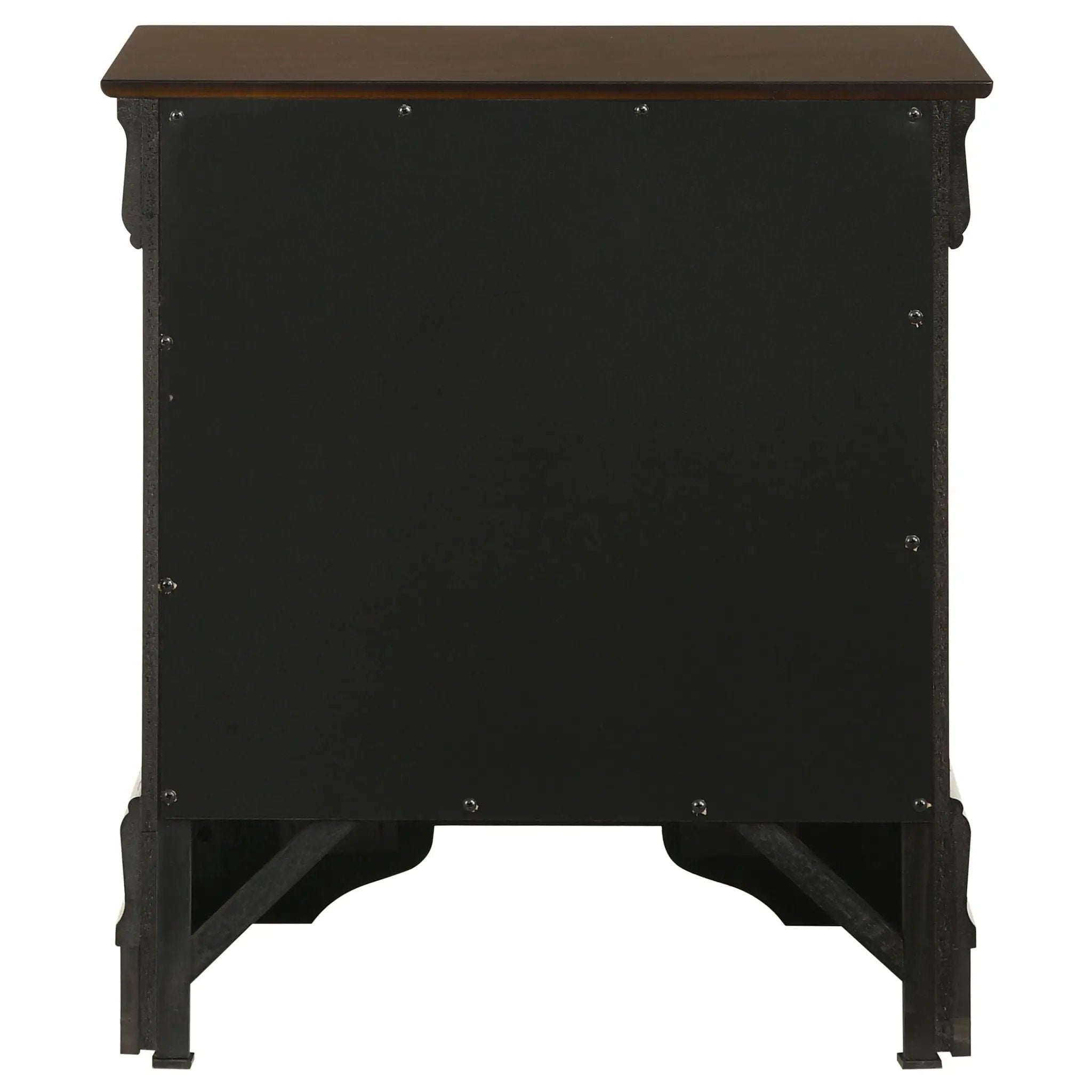 Louis Philippe 2-drawer Nightstand Cappuccino by Unique Piece Furniture
