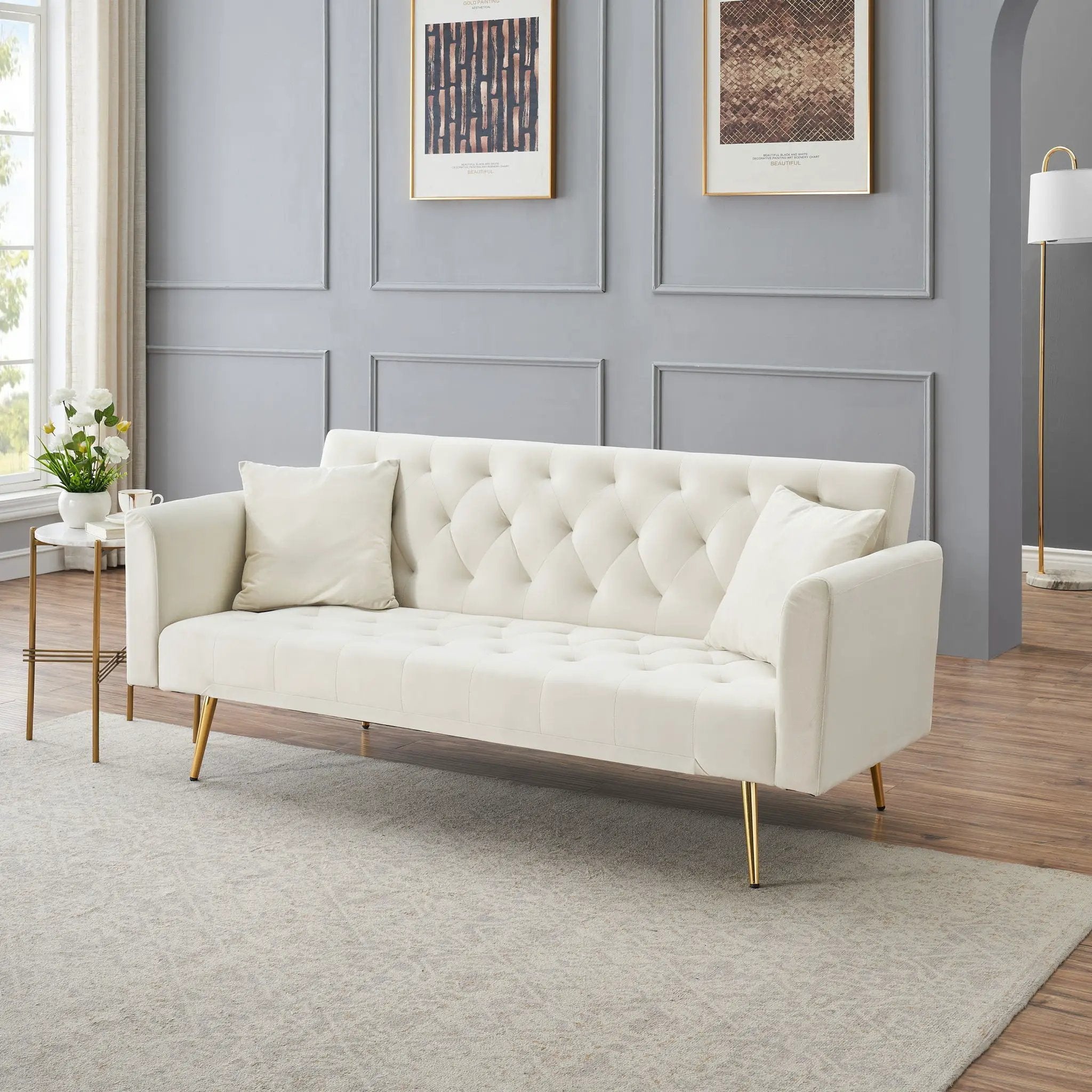 Convertible Double Folding Living Room Sofa Bed by Unique Piece Furniture