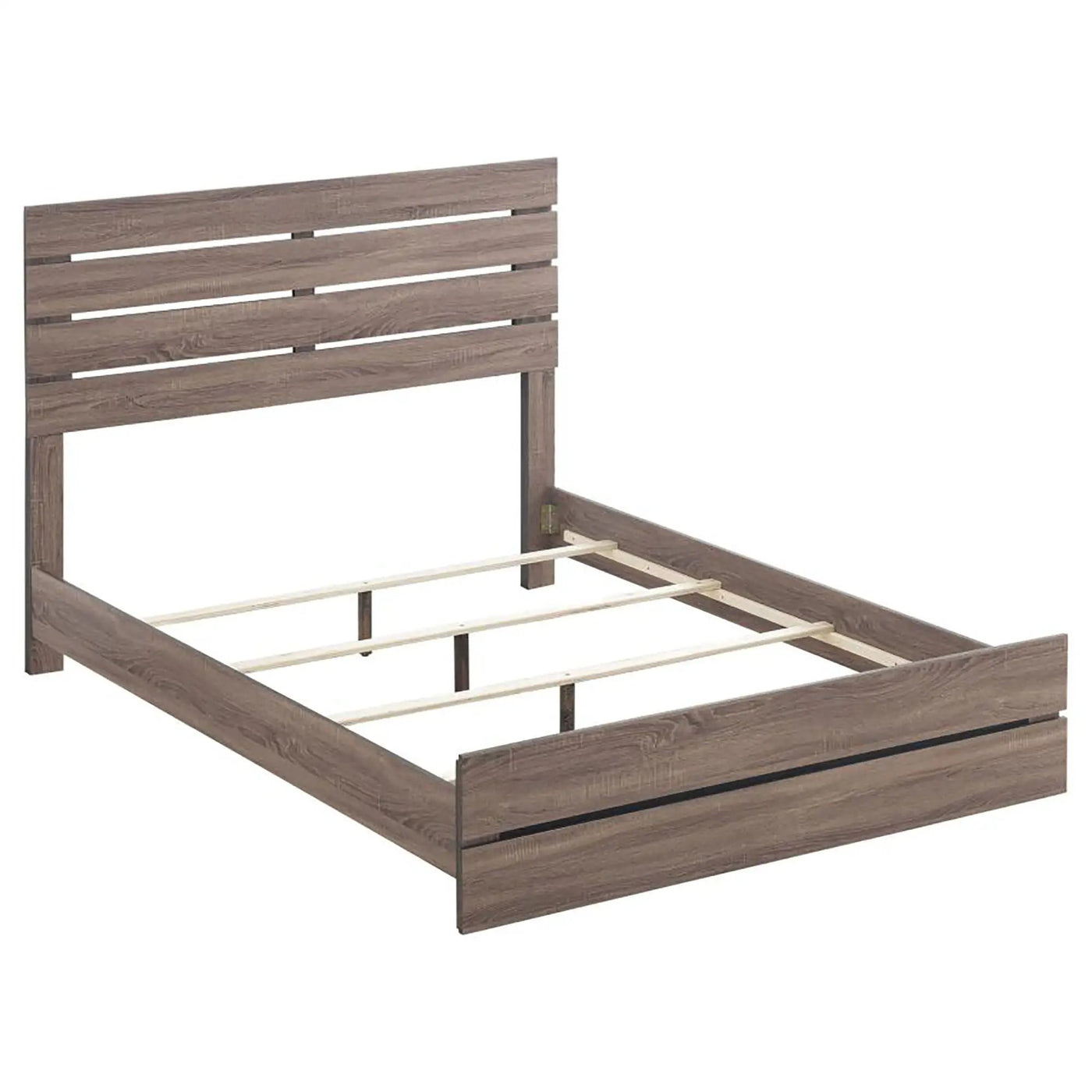 Slatted Headboard Panel Bed by HouseOfZazla