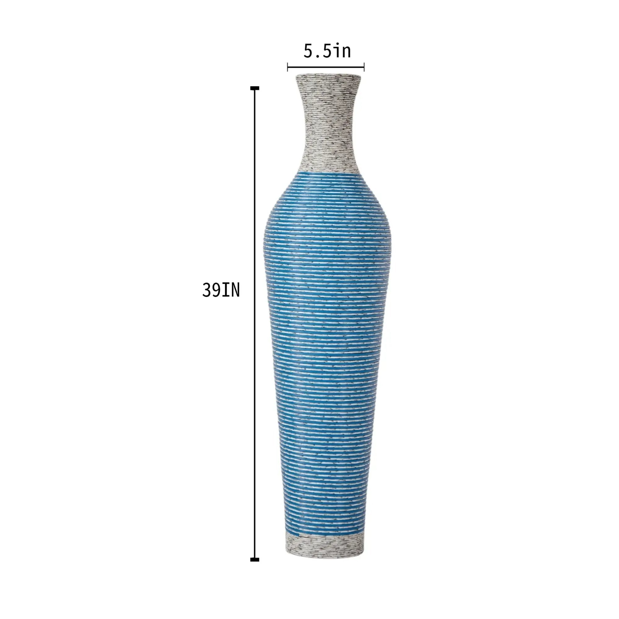 Classic And Neat Floor Vase, High Independent Flower Stand (Set of 3) by Unique Piece Furniture