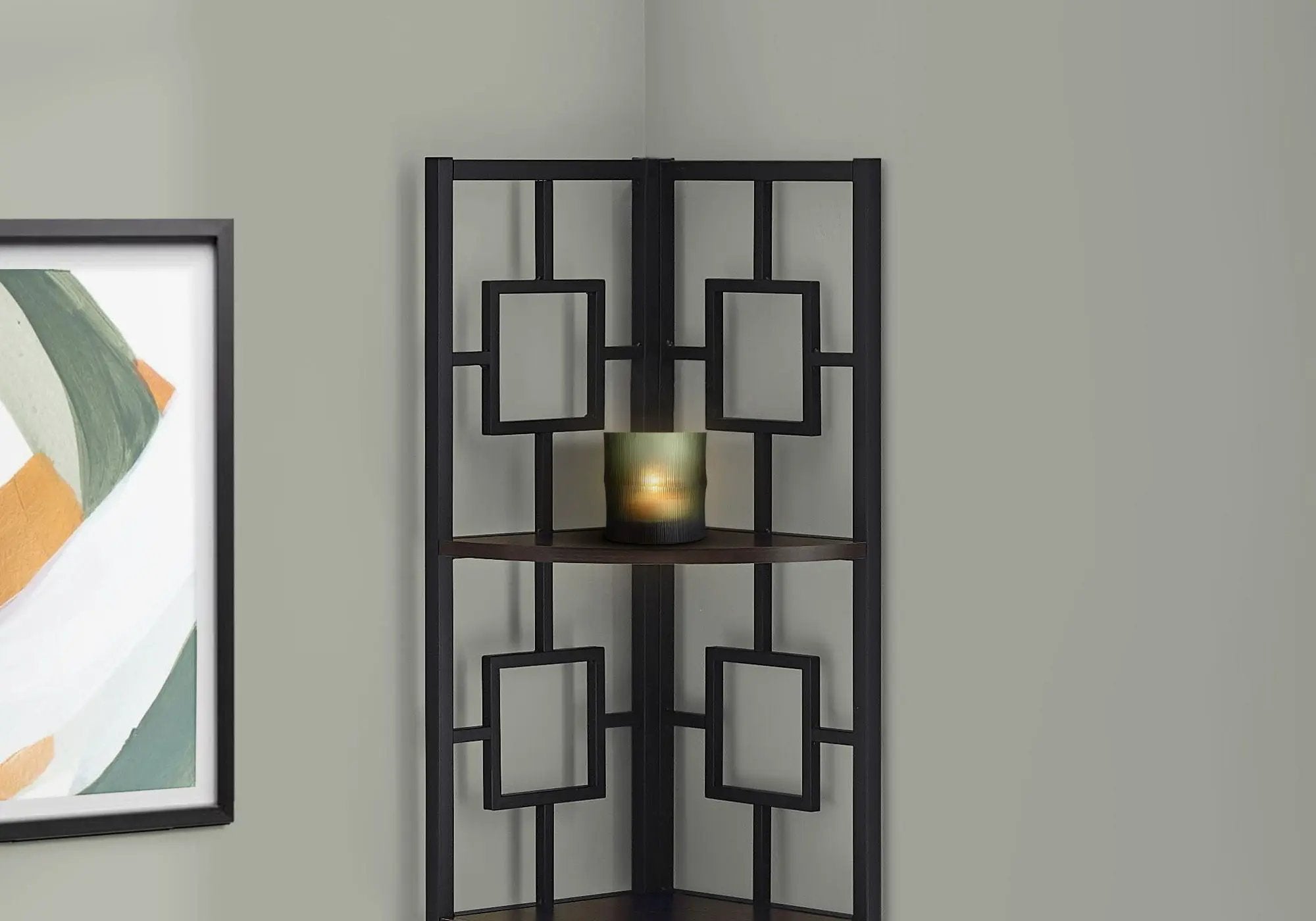 4 Tier Corner Bookshelf - Contemporary & Modern by HouseOfZazla