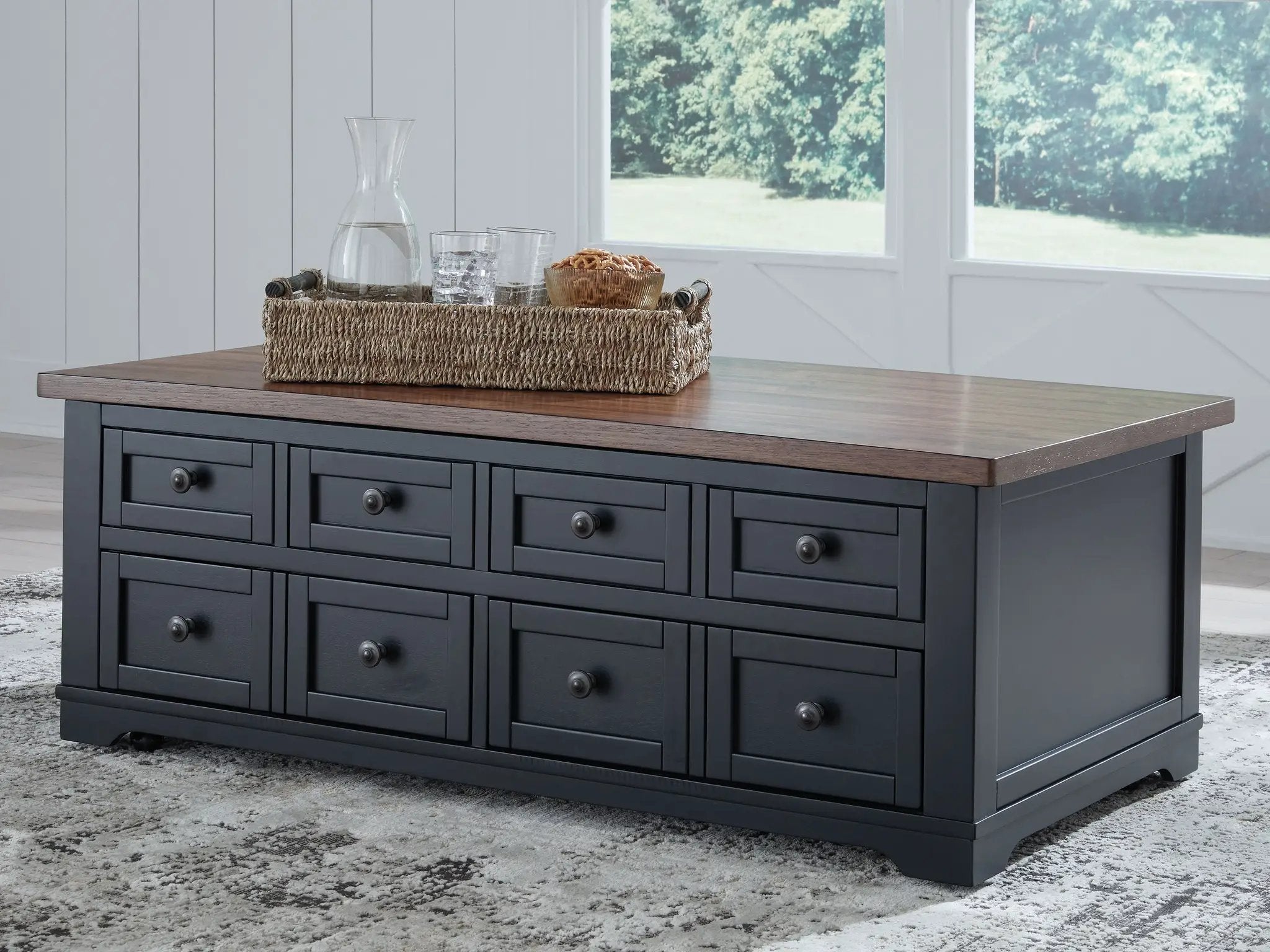Wildenauer - Lift Top Cocktail Table - Brown / Black by Unique Piece Furniture