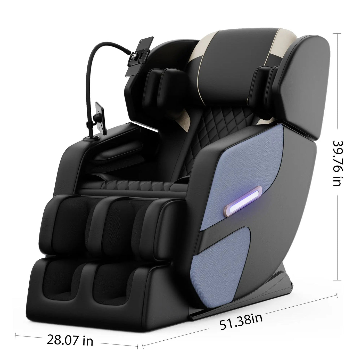 Massage Chair Recliner with Zero Gravity and Full Body Air Pressure by HouseOfZazla