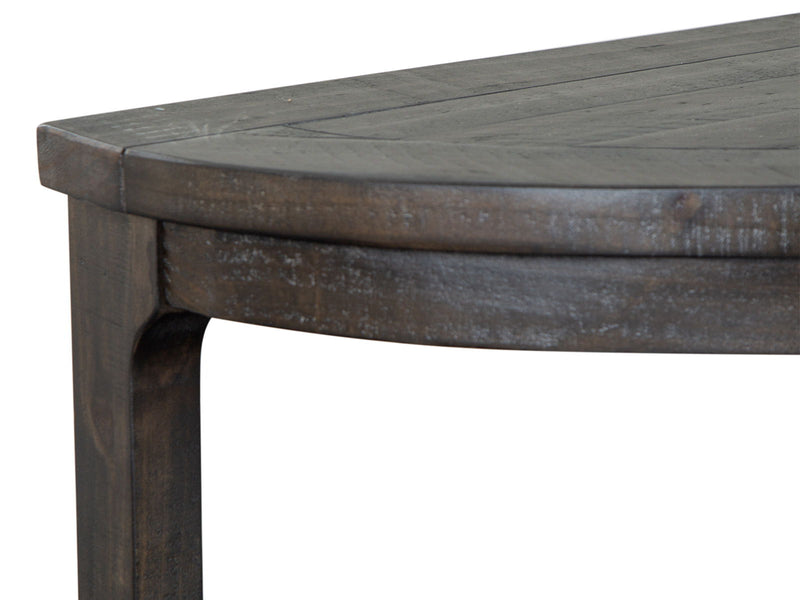 Boswell - Demilune Sofa Table - Peppercorn, photo 2 of 7