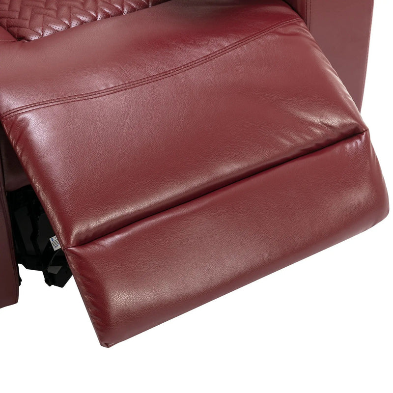 270 Degree Swivel Power Recliner With Tray Table, Phone Holder, Cup Holder, USB Port by HouseOfZazla