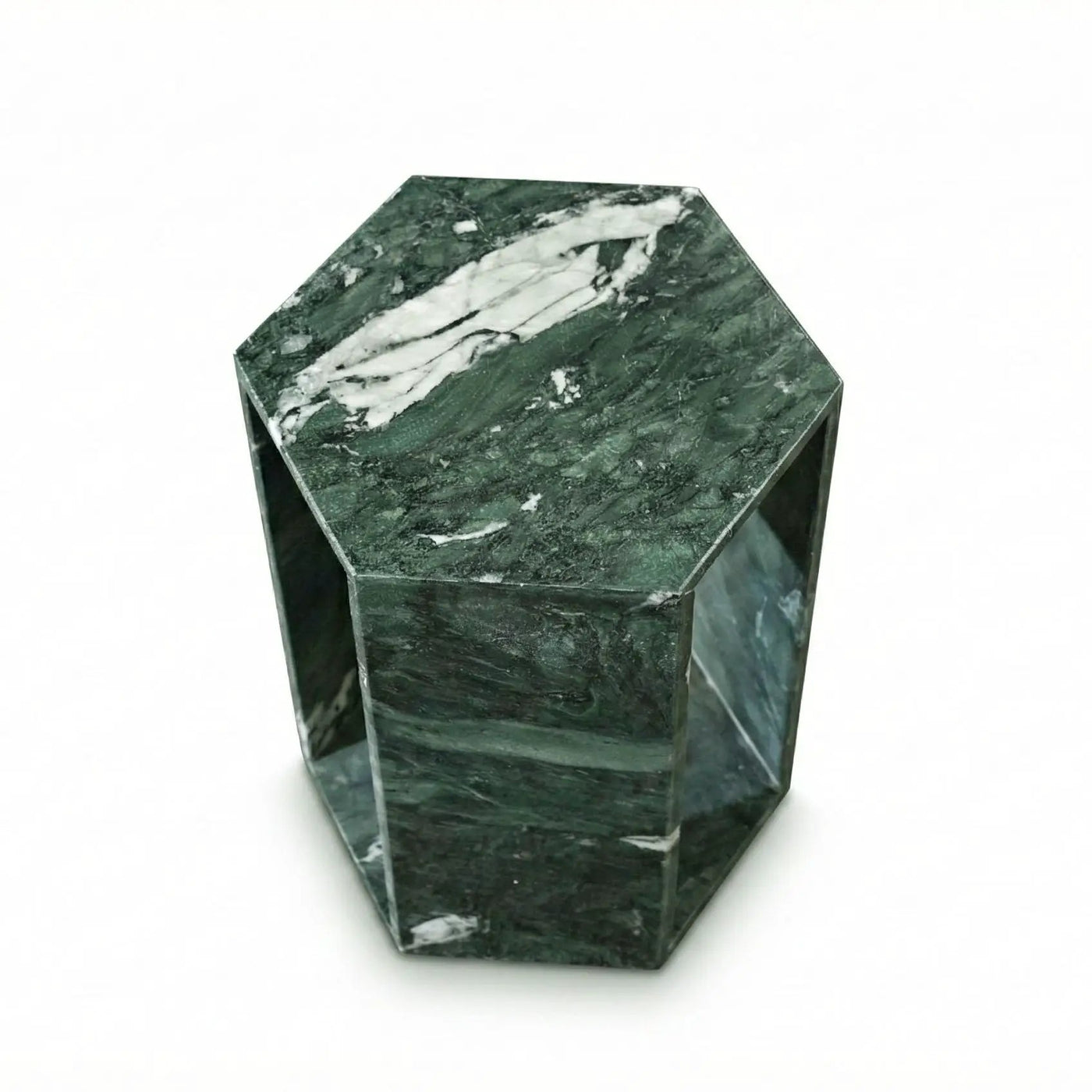 Modern Minimalist Hexagon Side Table by Unique Piece Furniture