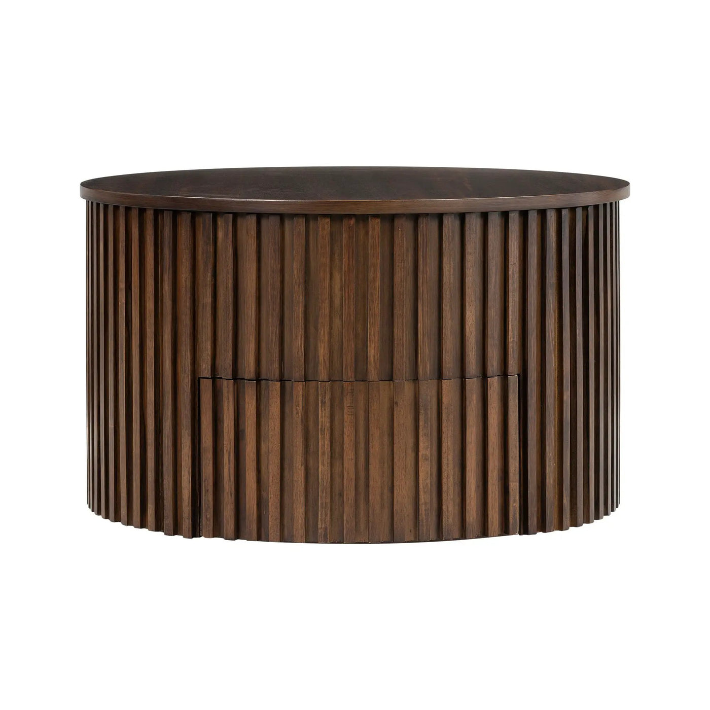 Round Lift Top Coffee Table With Hidden Storage For Living Room by HouseOfZazla