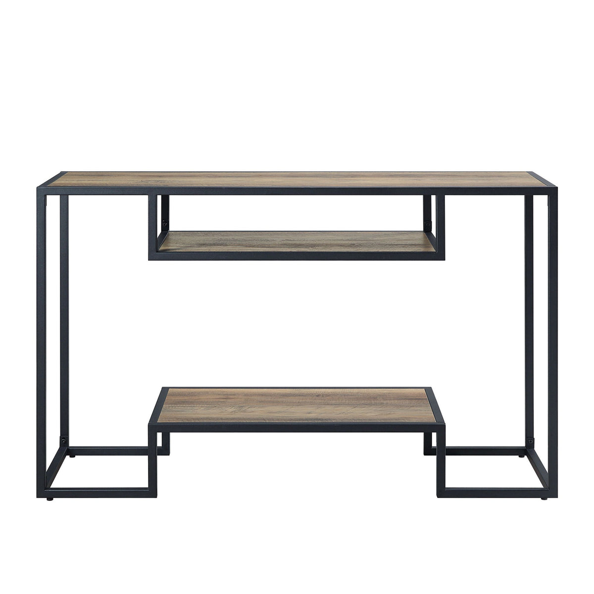 Idella Sofa Table - Rustic Oak / Black, photo 2 of 4