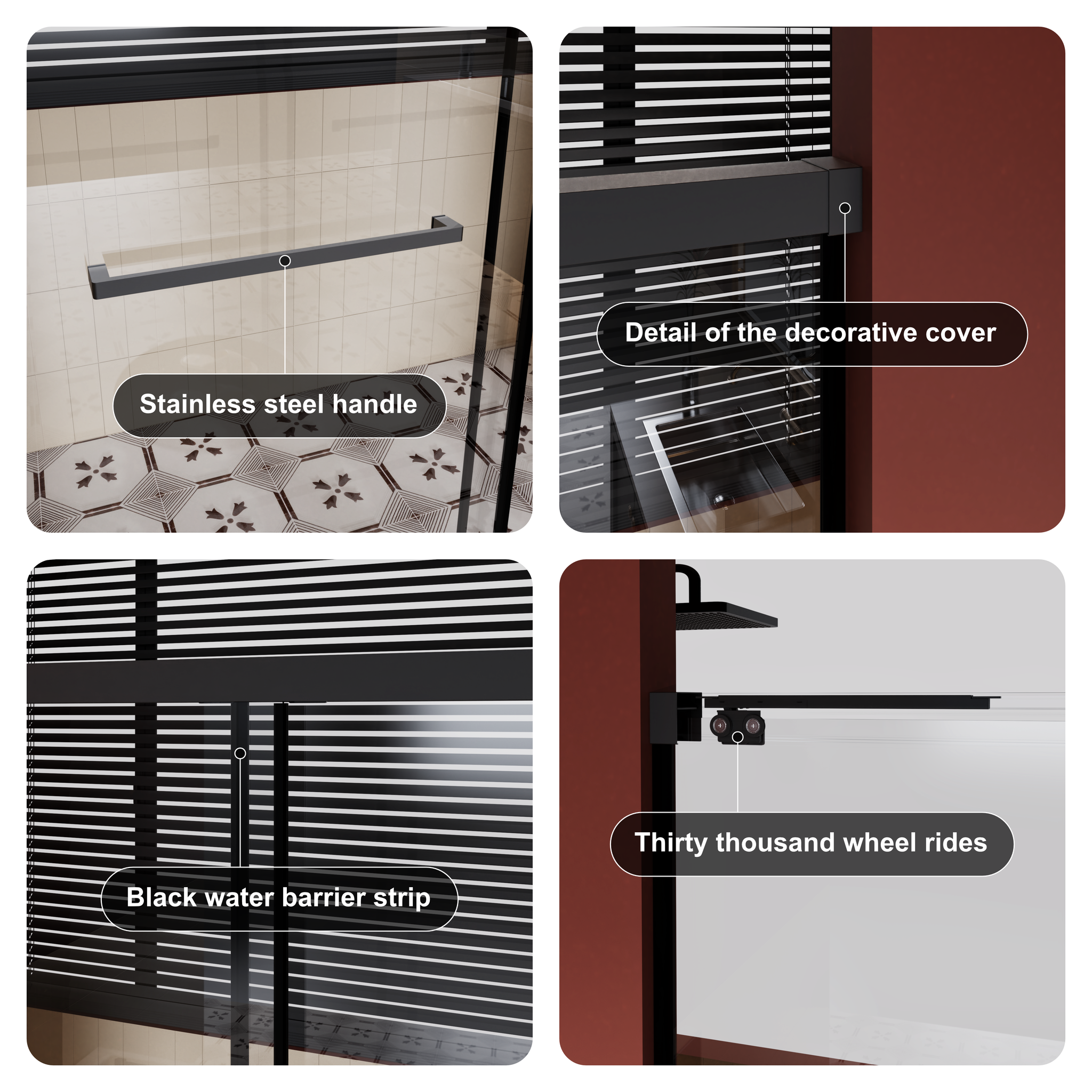 Spacious 60x72 Inch Frameless Shower Door by HouseOfZazla