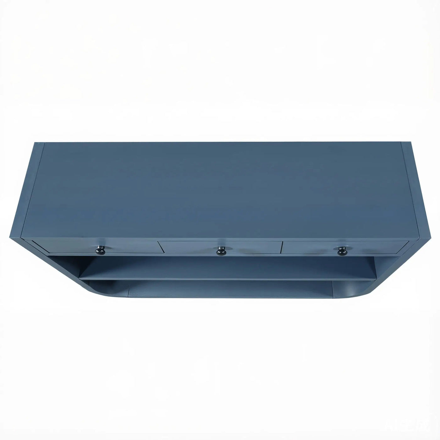 Console Table With 3 Soft Close Drawers & 2 Open Shelves by HouseOfZazla