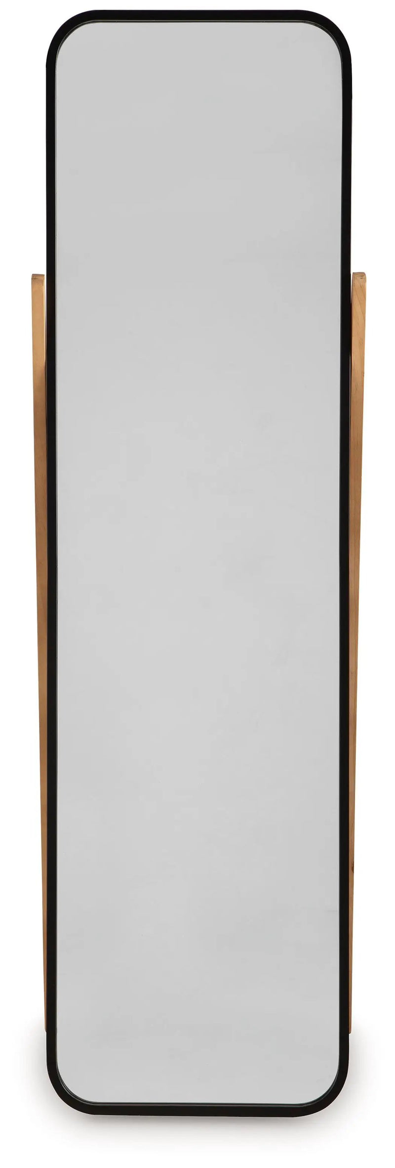 Bronick - Floor Mirror - Black / Brown by Unique Piece Furniture