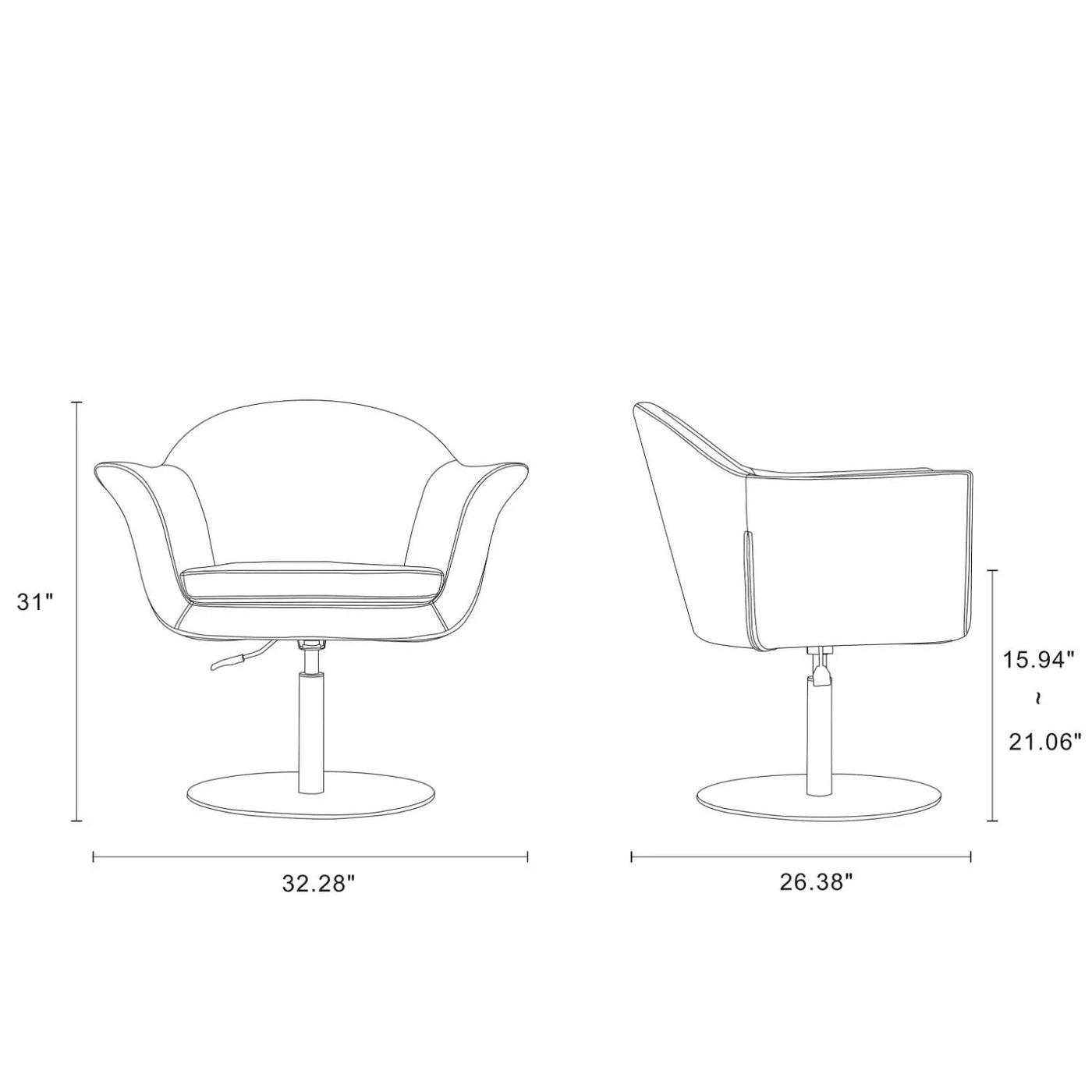 Voyager - Swivel Lounge Chair by HouseOfZazla