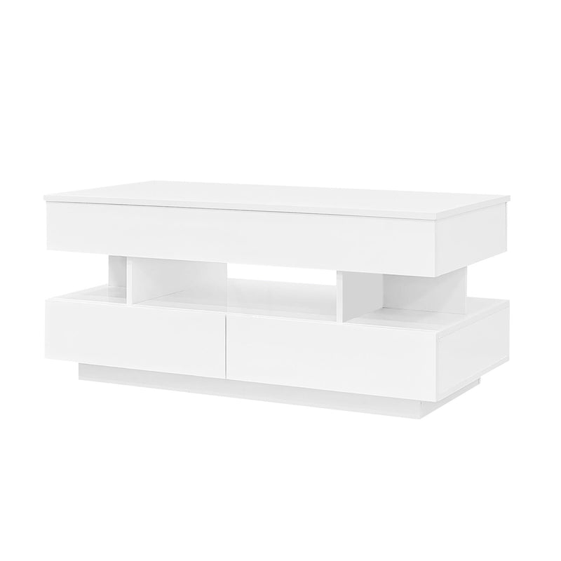 Multi Functional Lift Top Coffee Table With 2 Drawers by HouseOfZazla