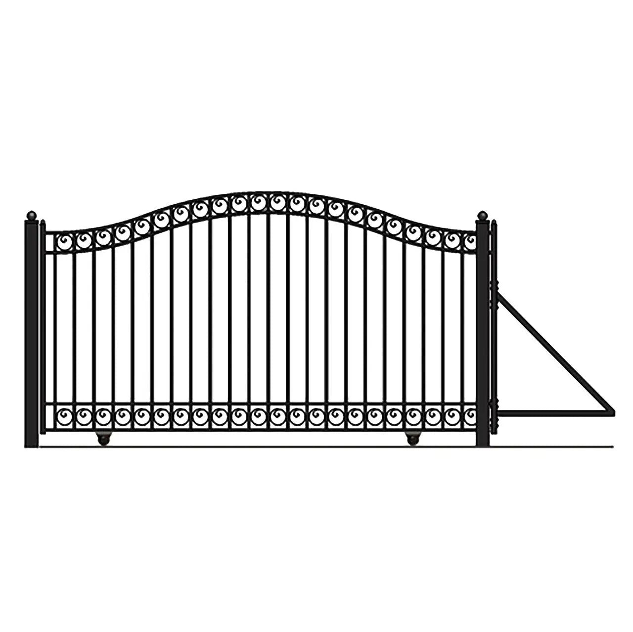 14x6 ft Steel Sliding Driveway Gate by Chery Industrial