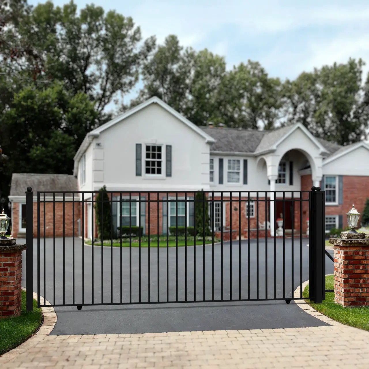 14x6 ft Steel Sliding Driveway Gate by Chery Industrial