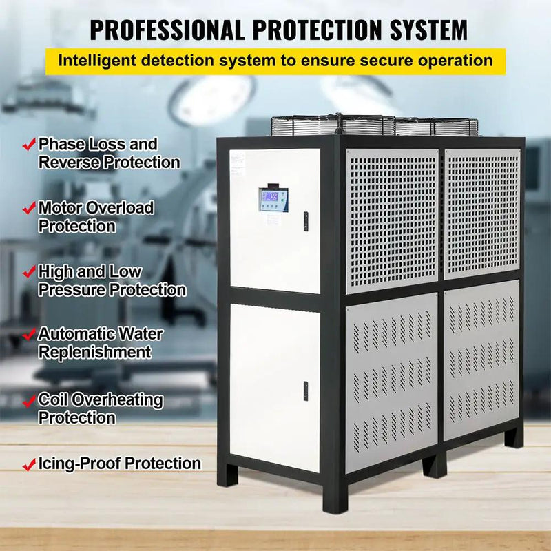 Smart Air-Cooled SS Industrial Water Chiller With LCD Display (SAK26458) by SAKSBY WHOLESALE