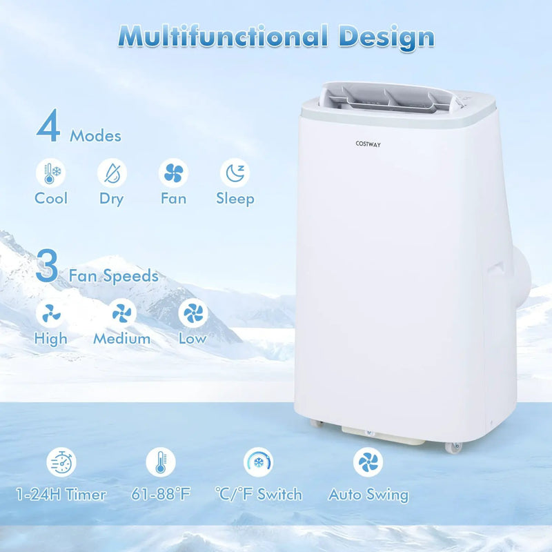 15000 BTU Portable Air Conditioner with APP Control and Fan by DirectDeals