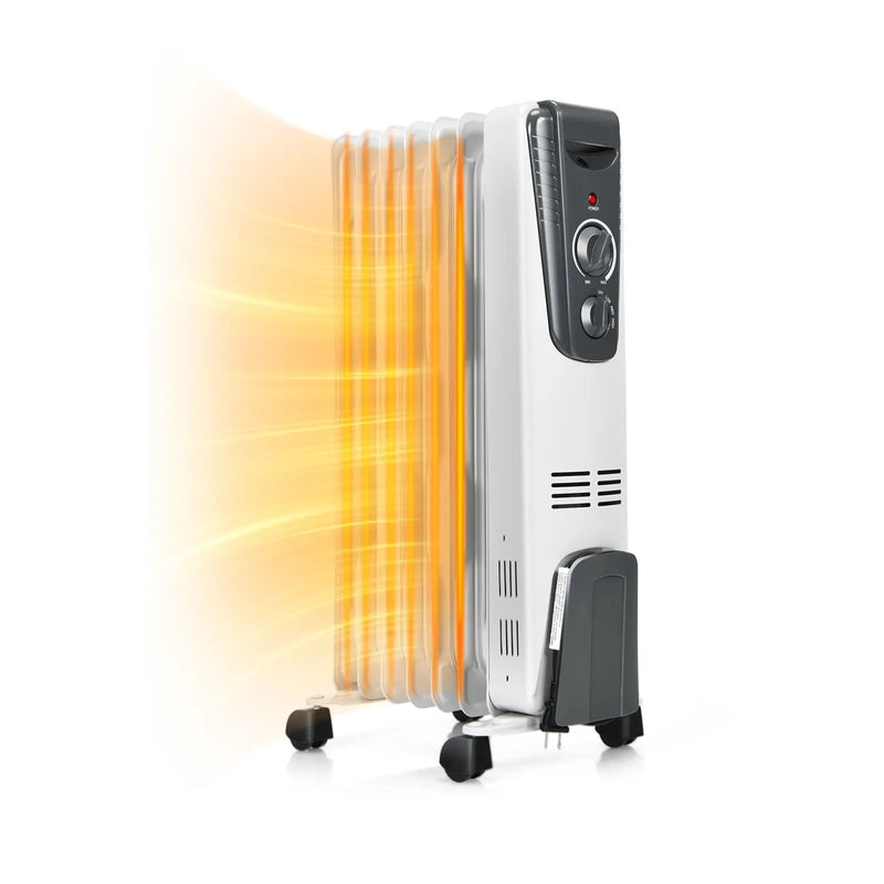 1500W Electric Space Heater with Adjustable Thermostat by DirectDeals