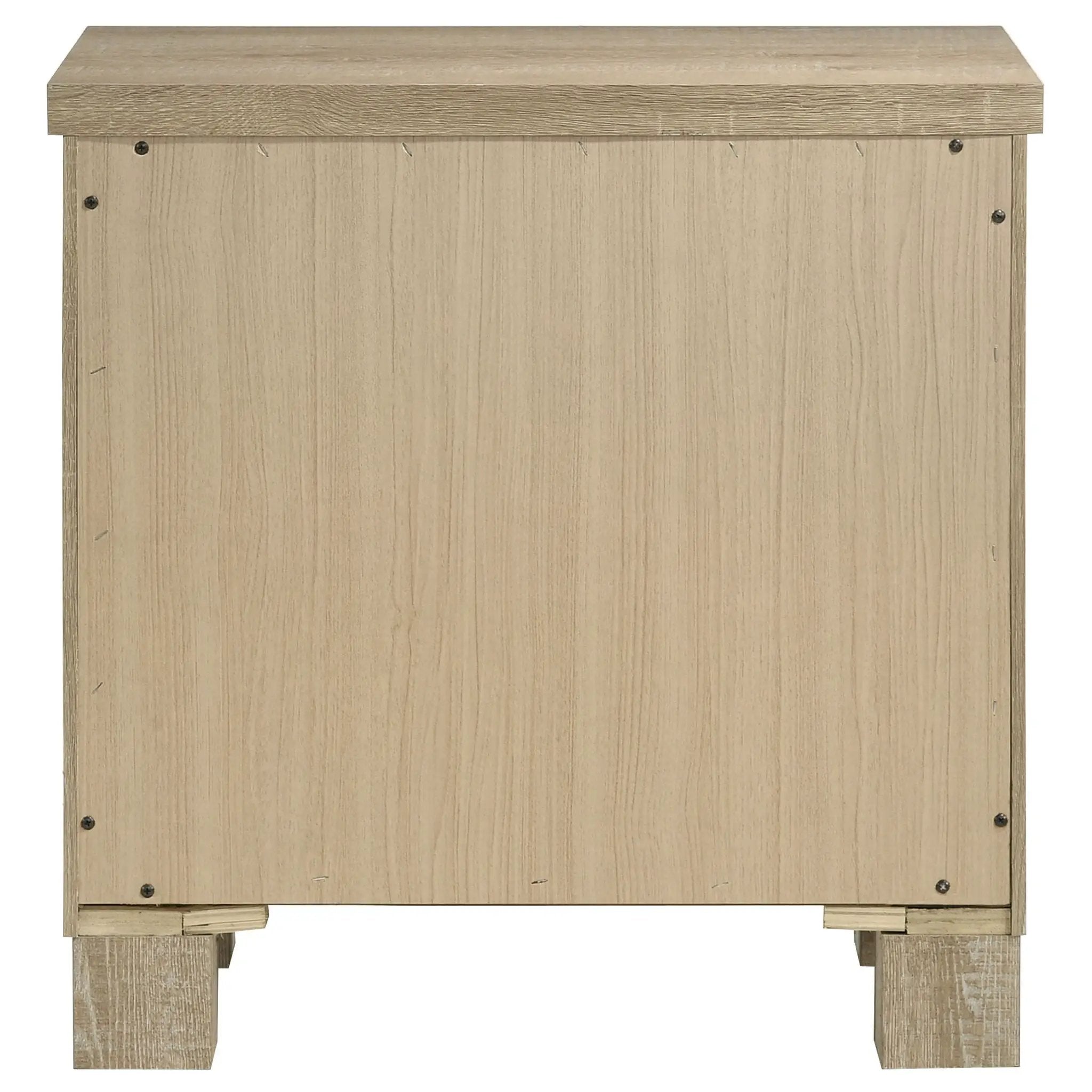 Oakglen 2-drawer Nightstand Bedside Table Weathered Oak by Unique Piece Furniture