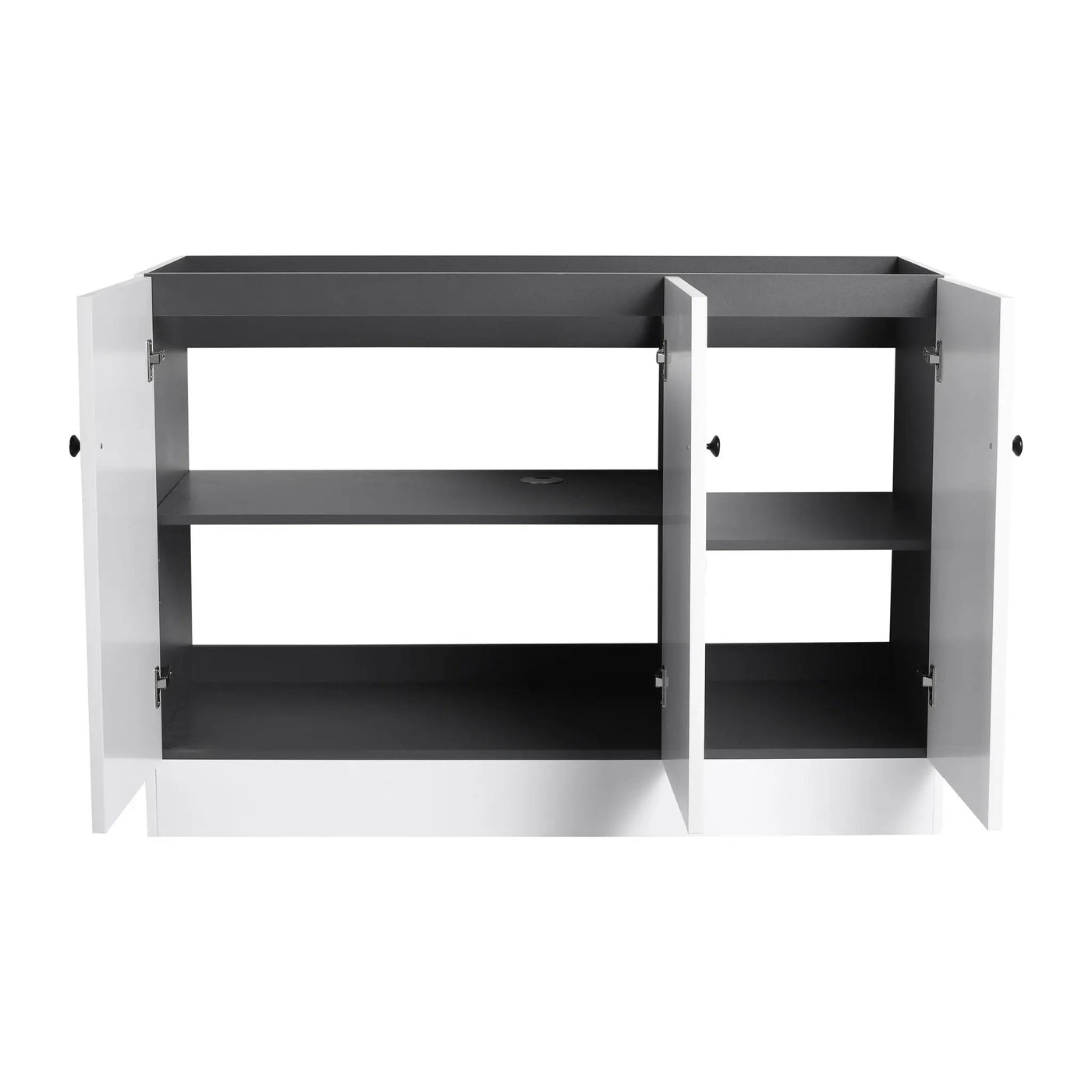 Contemporary Freestanding Bathroom Vanity With Resin Sink & Soft-Close Cabinet Doors by HouseOfZazla