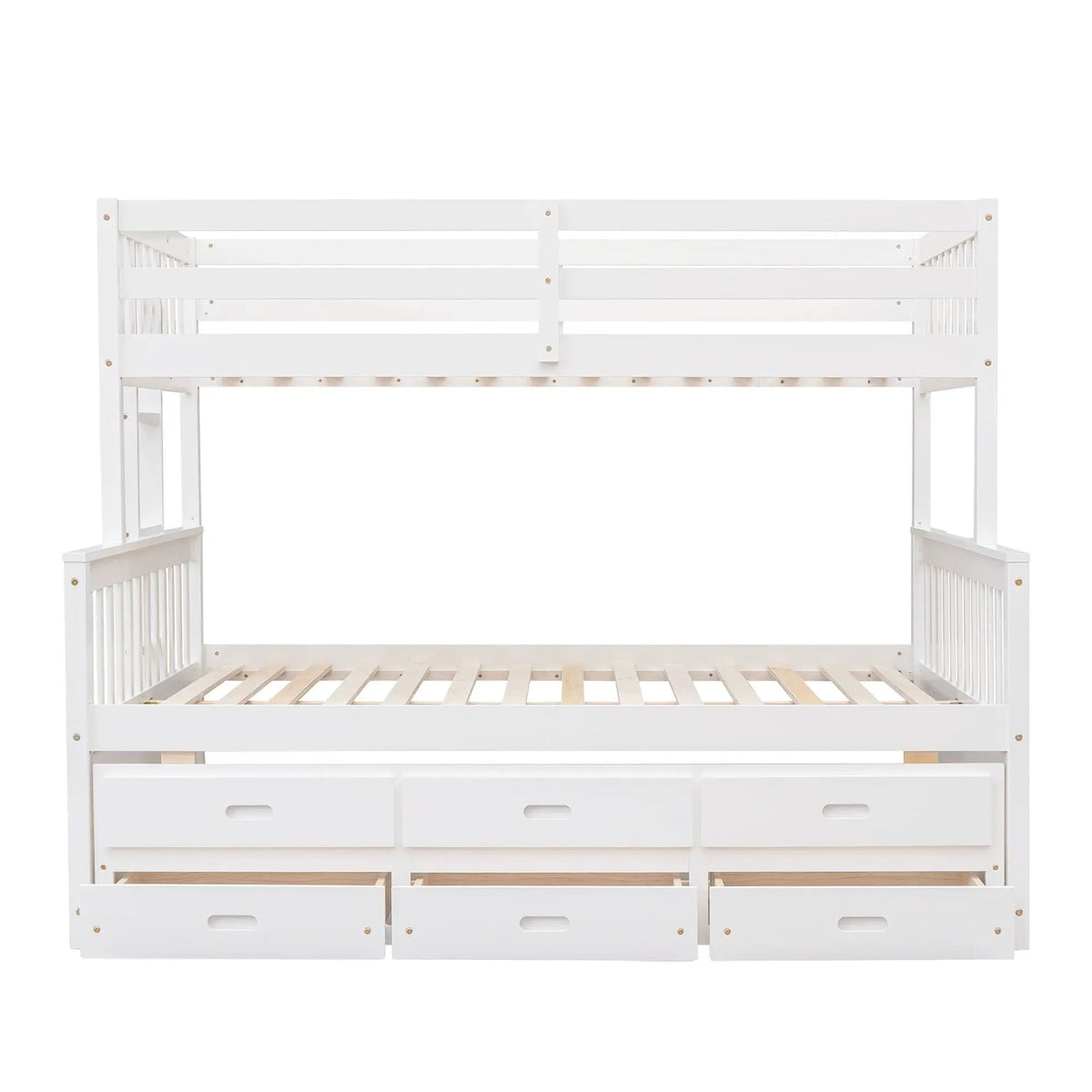 Bunk Bed With Twin Size Trundle And Drawers, photo 3 of 14