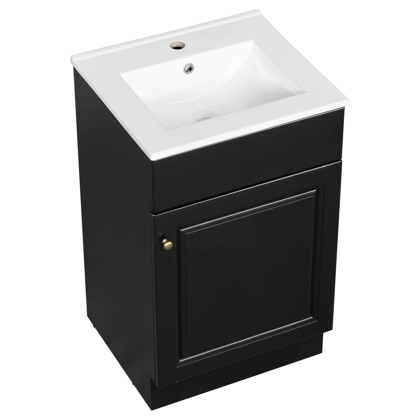 Bathroom Vanity With Sink, Cabinet With Adjustable Shelf by HouseOfZazla