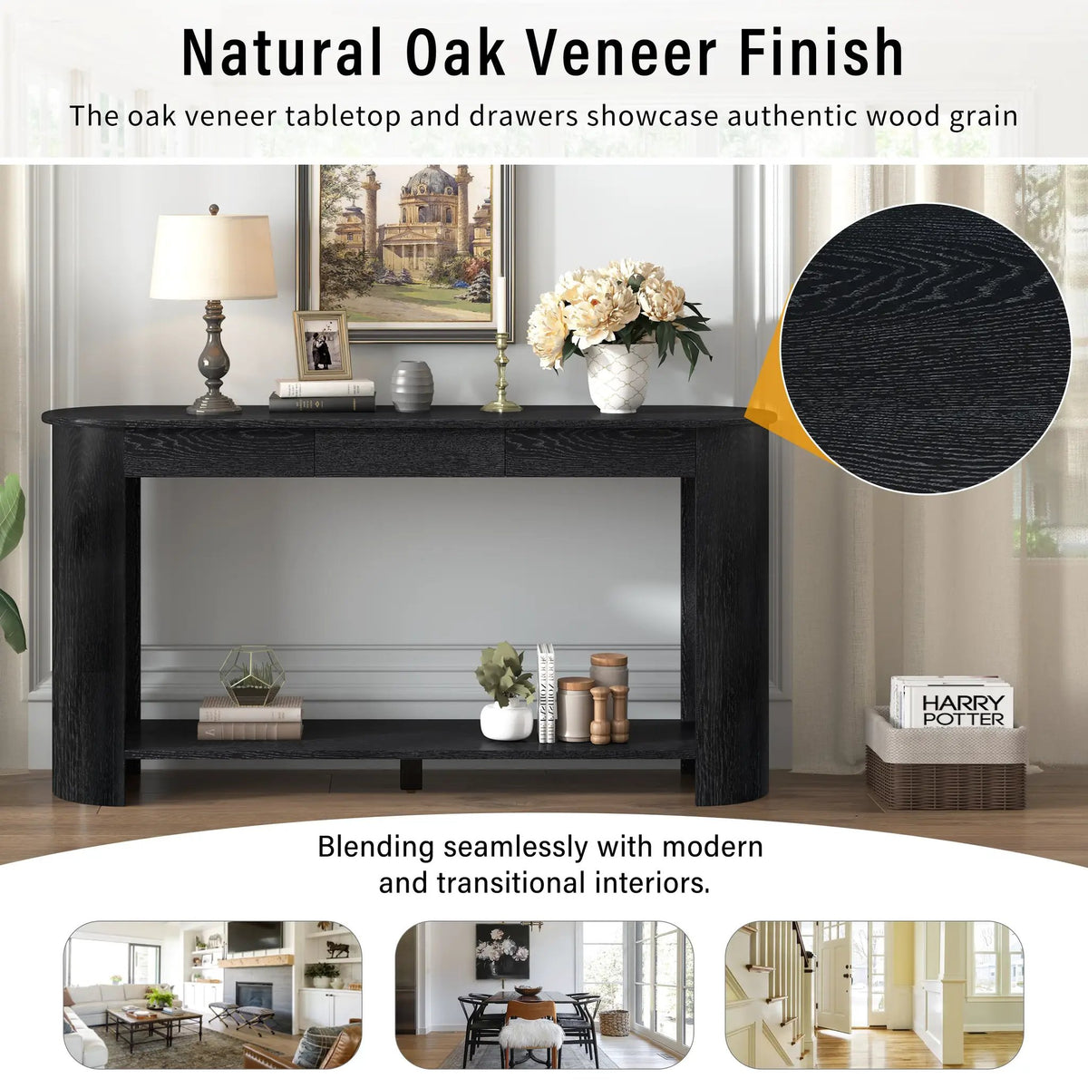U_Style 59.8'' Modern Console Table by HouseOfZazla