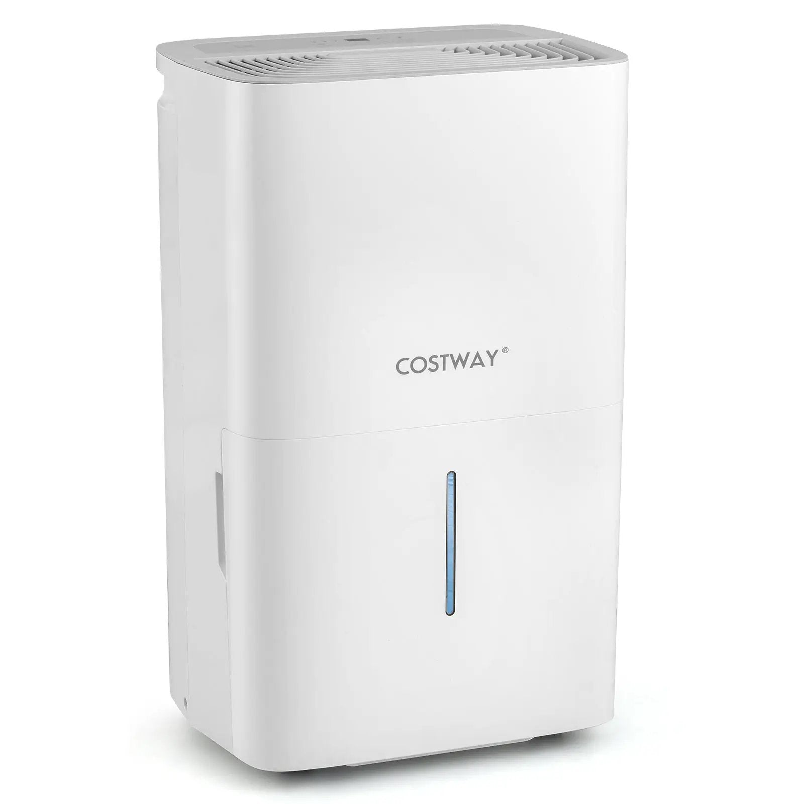 150 Pints Dehumidifier with 24H Timer and LED Display-White by DirectDeals
