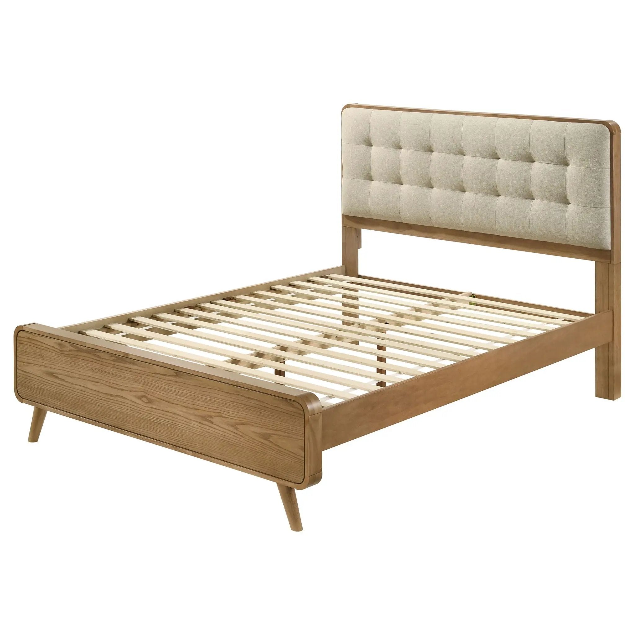 Robyn Wood Queen Platform Bed Light Ash by Unique Piece Furniture