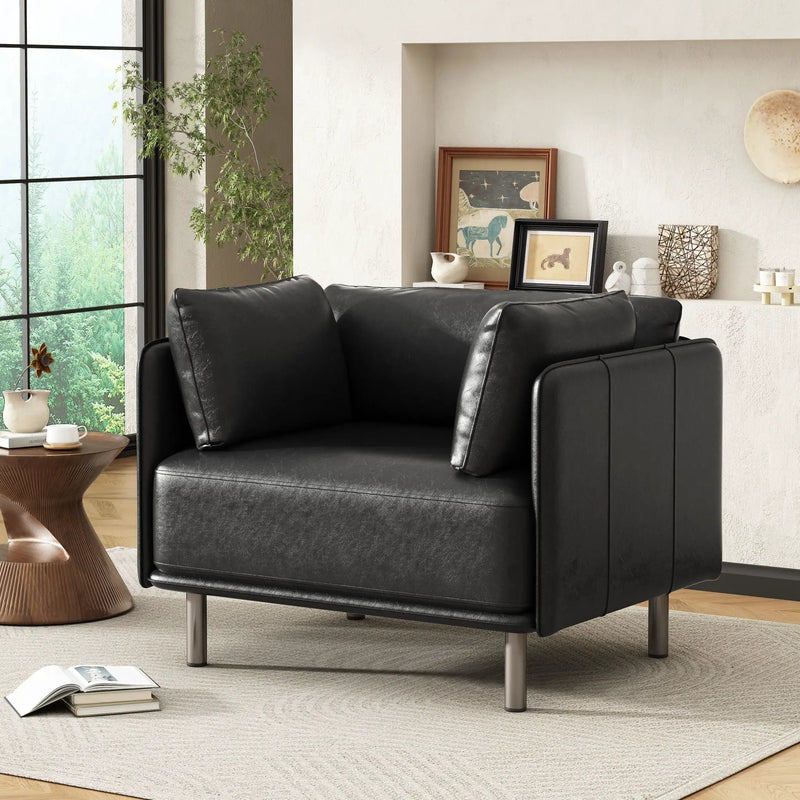 Vintage Modern Aesthetic Appeal Lounge Chair by HouseOfZazla