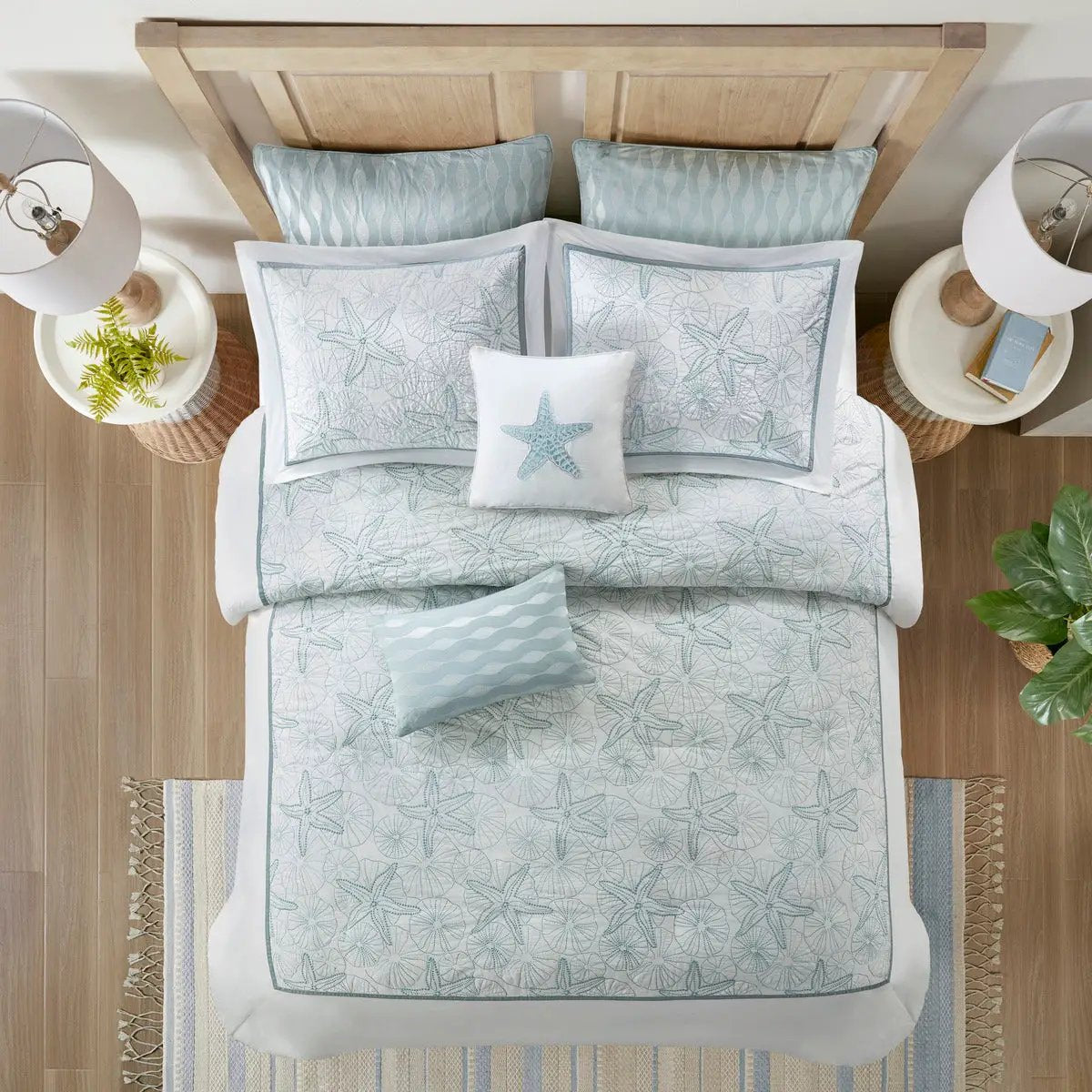 Duvet Cover Mini Set White King by HouseOfZazla